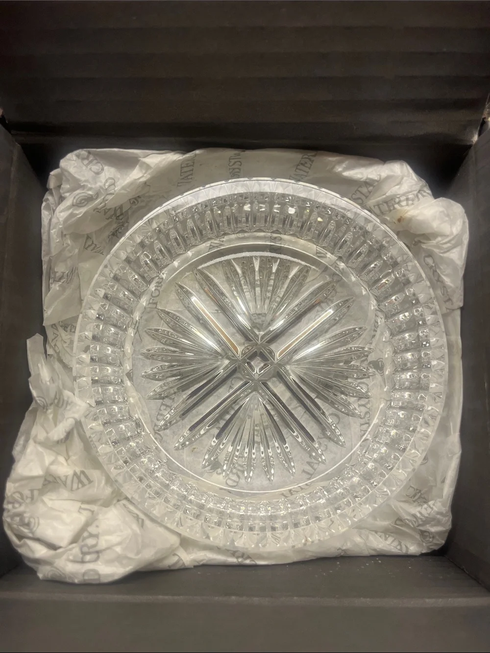Waterford Crystal Wine Bottle Coaster